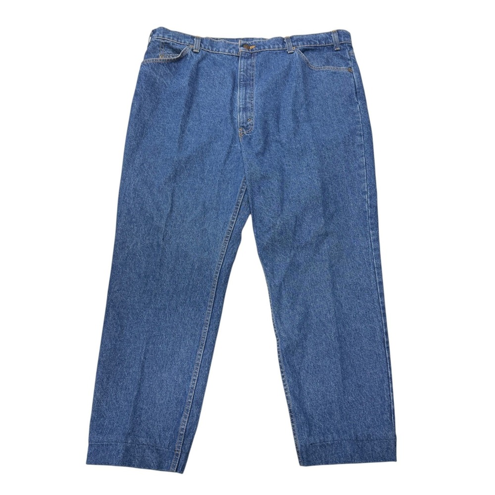 Levis 540 Relaxed Fit Straight Leg Jeans Men 42x30 Blue Denim Orange Tab USA 90s